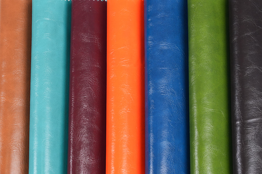 Kulit buatan sofa retardant elastis tinggi elastis