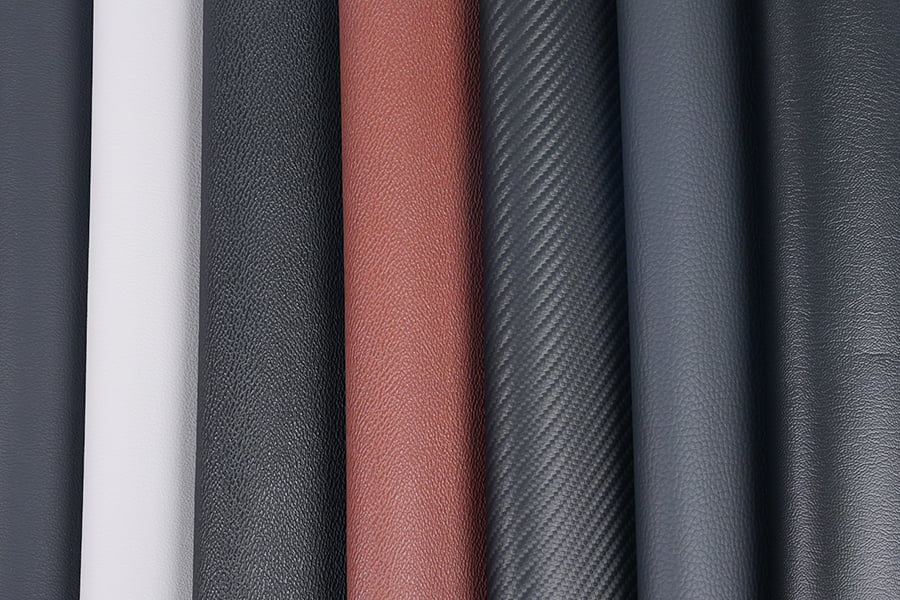 Kulit interior mobil PVC yang tahan aus tinggi